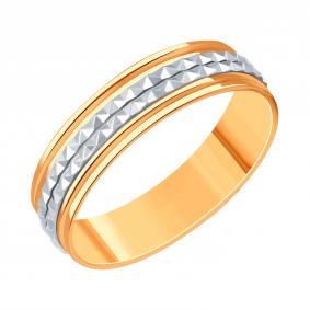 Кольцо из комбинированного золота Karatov Т13061Б529 Т13061Б529 фото