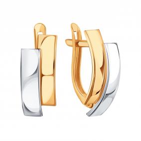 Золотые серьги Karatov Т13062Б156 Т13062Б156 фото