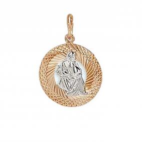 Золотая подвеска Знак зодиака Водолей Karatov Т130631869 Т130631869 фото