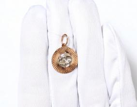 Золотые подвески Знак зодиака Рыбы Karatov Т130631870 Т130631870 фото