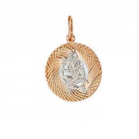 Золотая подвеска Знак зодиака Дева Karatov Т130631872 Т130631872 фото