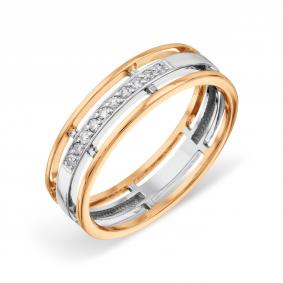 Золотое кольцо Karatov Т13101А439 с бриллиантом Т13101А439 фото