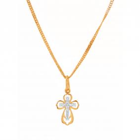 Золотая подвеска Karatov Т13196887 с бриллиантом Т13196887 фото