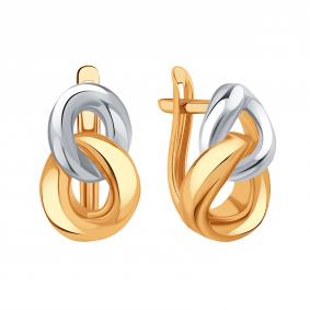 Золотые серьги Karatov Т14002В419 Т14002В419 фото