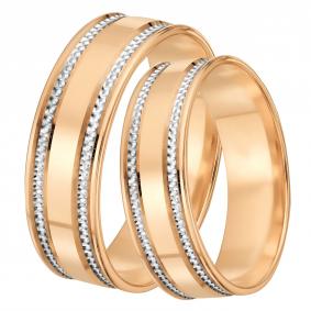 Золотое обручальное кольцо 6 мм Karatov Т140619164 Т140619164 фото