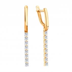 Золотые серьги Karatov Т14062В369 Т14062В369 фото