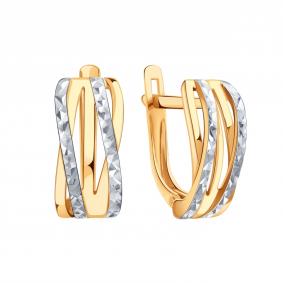 Золотые серьги Karatov Т14062В378-01 Т14062В378-01 фото