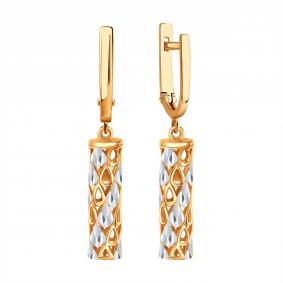 Золотые серьги Karatov Т14062В727 Т14062В727 фото