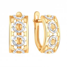 Золотые серьги Karatov Т14062В884 Т14062В884 фото
