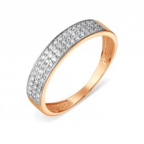 Золотое кольцо Karatov Т141015993 с бриллиантом Т141015993 фото