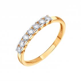 Золотое кольцо Karatov Т14101А578 с бриллиантом Т14101А578 фото