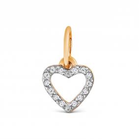 Золотая подвеска Karatov Т141033366 с бриллиантом Т141033366 фото