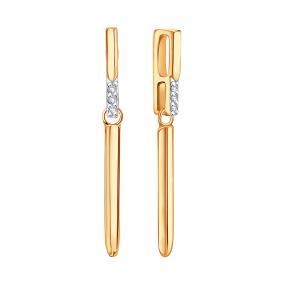 Золотая подвеска Karatov Т141035749 с бриллиантом Т141035749 фото