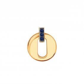 Золотая подвеска Karatov Т141035965 с сапфиром Т141035965 фото