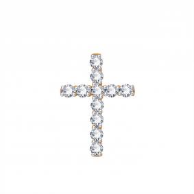 Золотая подвеска Karatov Т141036068 с бриллиантом Т141036068 фото