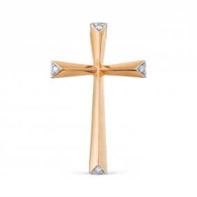 Золотая подвеска Karatov Т14106764 с бриллиантом Т14106764 фото