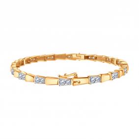 Золотой браслет Символ года Змея Karatov с бриллиантом Т141101215 Т141101215 фото