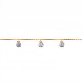 Золотой браслет Karatov Т141101439 с бриллиантом Т141101439 фото