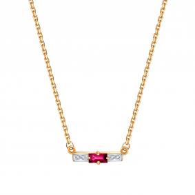 Т141111101-02-01 Колье Т141111101-02-01 Золото 585° (красное) Т141111101-02-01 фото