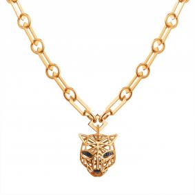 Золотое колье Karatov Т141112075 с бриллиантом Т141112075 фото