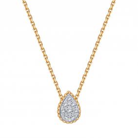 Золотое колье Karatov Т141112176 с бриллиантом Т141112176 фото