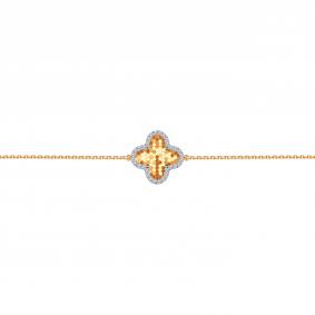 Золотой браслет Karatov Т141601444 с бриллиантом Т141601444 фото