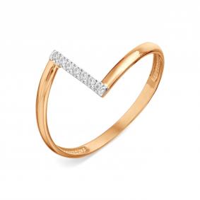 Золотое кольцо Karatov Т14201А067 с фианитом Т14201А067 фото