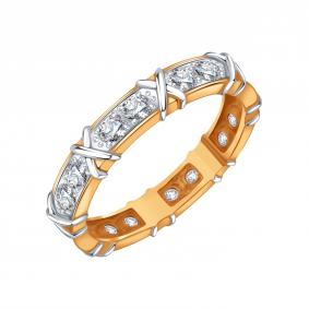 Золотое кольцо Karatov Т14201Б696 с фианитом Т14201Б696 фото