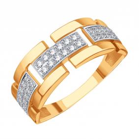 Золотое кольцо Karatov Т14201Б946 с фианитом Т14201Б946 фото