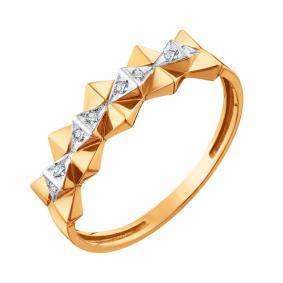 Золотое кольцо Karatov Т14201И226 с фианитом Т14201И226 фото