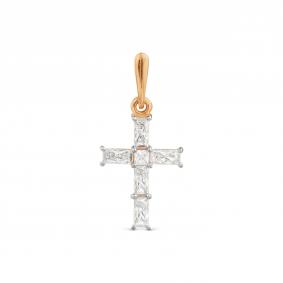 Золотая подвеска Karatov Т142035092 с фианитом Т142035092 фото