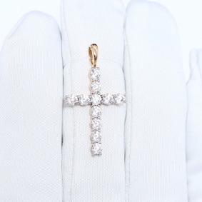 Золотая подвеска Karatov Т142036320-К с фианитом Т142036320-К фото