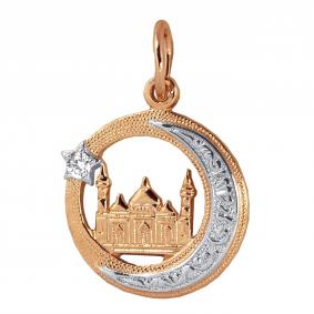 Золотая подвеска Karatov Т14203935 с фианитом Т14203935 фото