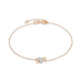 Золотой браслет Karatov Т14210913 с фианитом Т14210913 фото