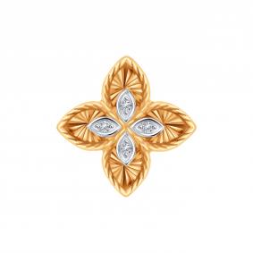 Золотая подвеска Karatov Т142636468 с фианитом Т142636468 фото