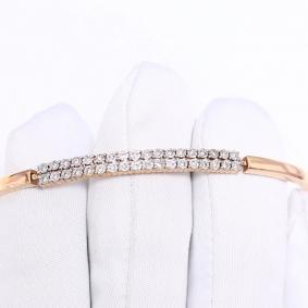 Золотой браслет Karatov Т145101481 с бриллиантом Т145101481 фото