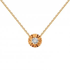 Золотое колье Karatov Т145112227 с бриллиантом Т145112227 фото