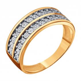 Золотое кольцо Karatov Т14561Д749 с бриллиантом Т14561Д749 фото