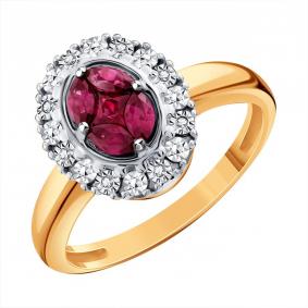 Золотое кольцо Karatov Т14561Д806-01-01 Т14561Д806-01-01 фото