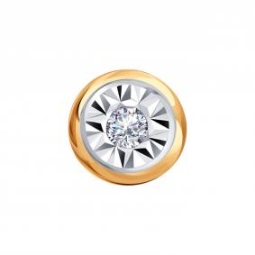 Золотая подвеска Karatov Т145636404 с бриллиантом Т145636404 фото