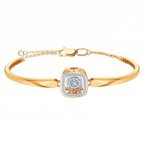 Золотой браслет Karatov с танцующим бриллиантом Т146601220 Т146601220 фото