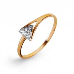 Золотое кольцо Karatov Т147017250 с фианитом Т147017250 фото