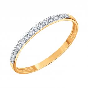 Золотое кольцо Karatov Т14701А611 с фианитом Т14701А611 фото