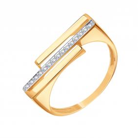 Золотое кольцо Karatov Т14701Б319 с фианитом Т14701Б319 фото