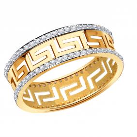 Золотое кольцо Karatov Т14701Д264 с фианитом Т14701Д264 фото