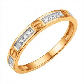 Золотое кольцо Karatov Т14701И058 с фианитом Т14701И058 фото