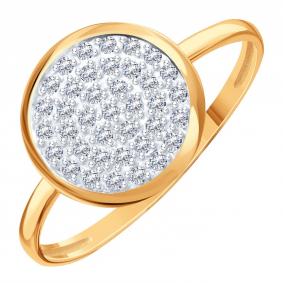 Золотое кольцо Karatov Т14701И092 с фианитом Т14701И092 фото