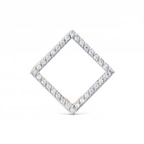 Золотая подвеска Karatov Т147035690 с фианитом Т147035690 фото