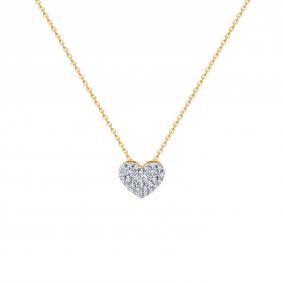 Золотое колье Karatov Т147112185 с фианитом Т147112185 фото