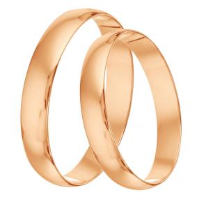 Золотое обручальное кольцо 4 мм Karatov Т20001016 Т20001016 фото